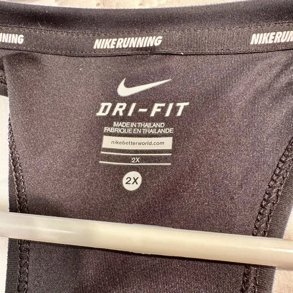 NIKE 2x DRI FIT Racerback Training Activewear Tank Top Streetwear Running Plus - Picture 8 of 15